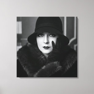 Lady Art Deco, av Natasha Us   Canvastryck