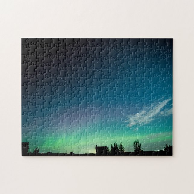 "Lady Aurora" Norrskenspussel Pussel (Horisontell)