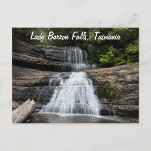 Lady Barron Falls Vattenfall Tasmanien Australien Vykort