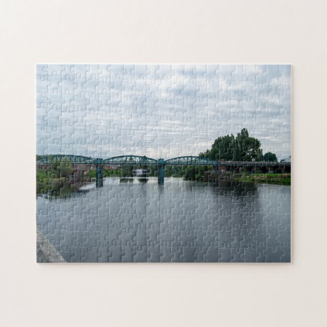 Lady Bay Bridge över floden Trent, Nottingham Pussel (Horisontell)