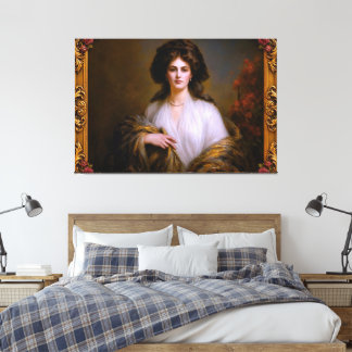 Lady Beatrice Butler av Ellis William Roberts Canvastryck
