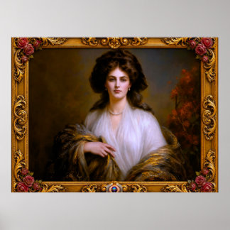 Lady Beatrice Butler av Ellis William Roberts Poster