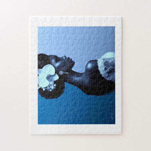 Lady Blue Puzzle Alicia C. Lacy Pussel (Vertikal)