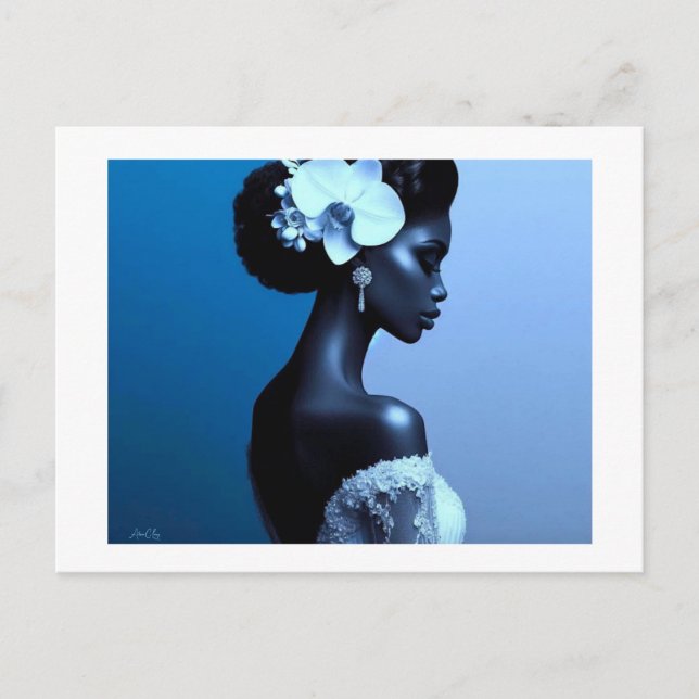 Lady Blue Vykort (Framsida)