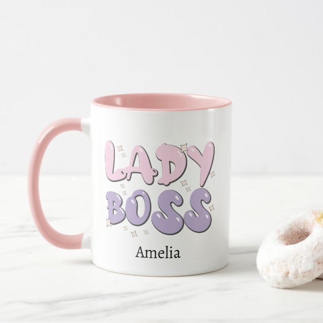 Lady Boss Retro Mugg (Med munk)