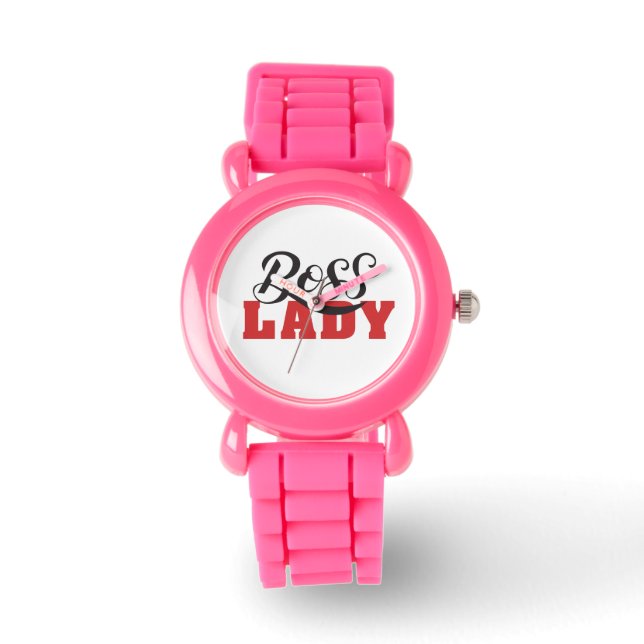 Lady Boss – Strong Confident Woman Design Armbandsur (Framsida)