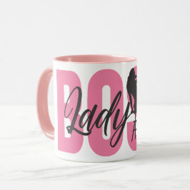 Lady Boss Typografi Mugg