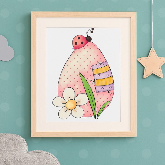 Lady Bug Påskägg Poster (Skapare uppladdad)