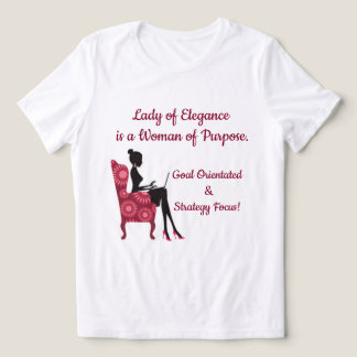 Lady Elegance Collection: Damer T Shirt