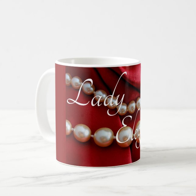 Lady Elegance Kollektion Kaffemugg (Framsida vänster)