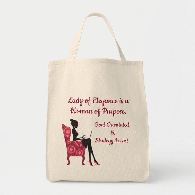 Lady Elegance Kollektion Tygkasse (Framsidan)