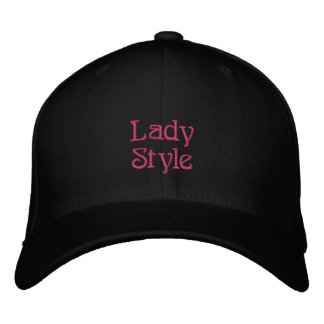 Lady Embroidered Hat Broderad Keps
