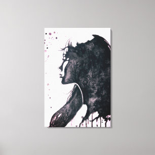 Lady Emotion Canvastryck