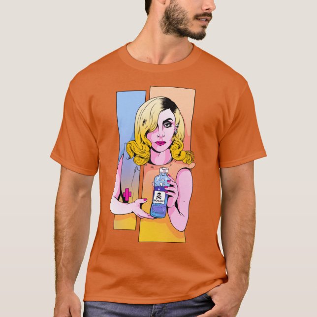 Lady Gagaelephone Merch original illustration fami T Shirt (Framsida)