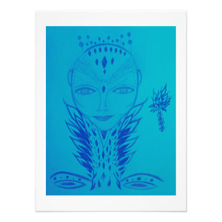 Lady Galactic Being Fototryck