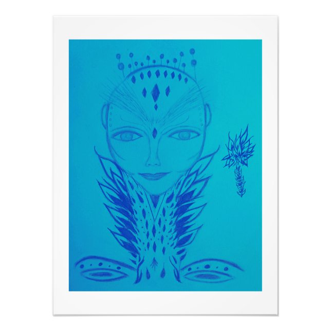 Lady Galactic Being Fototryck (Framsidan)