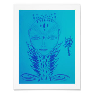 Lady Galactic Being Fototryck