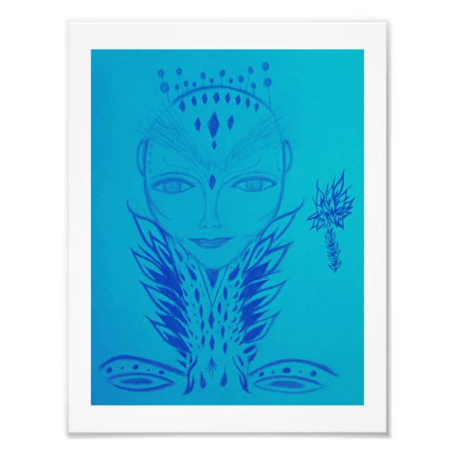 Lady Galactic Being Fototryck (Framsidan)