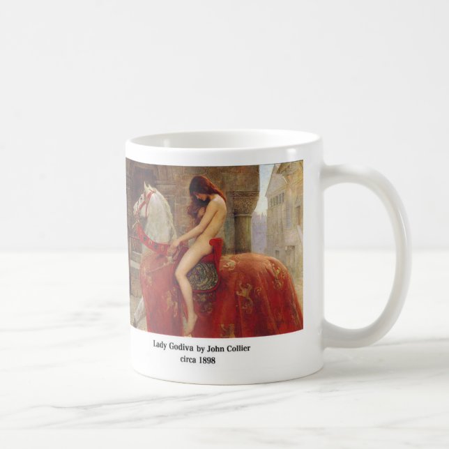 Lady Godiva, by John Collier Kaffemugg (Höger)