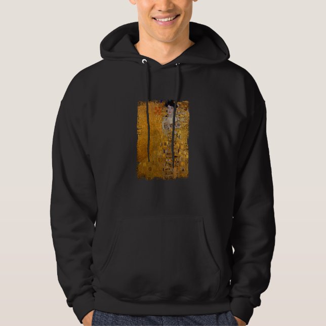 Lady In Gold By Gustav Klimt Famous Painting Hoodie (Framsida)