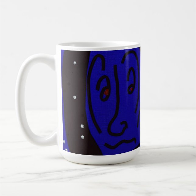 Lady in Wintertime  Kaffemugg (Vänster)