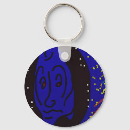 Lady in Wintertime Keychain Nyckelring