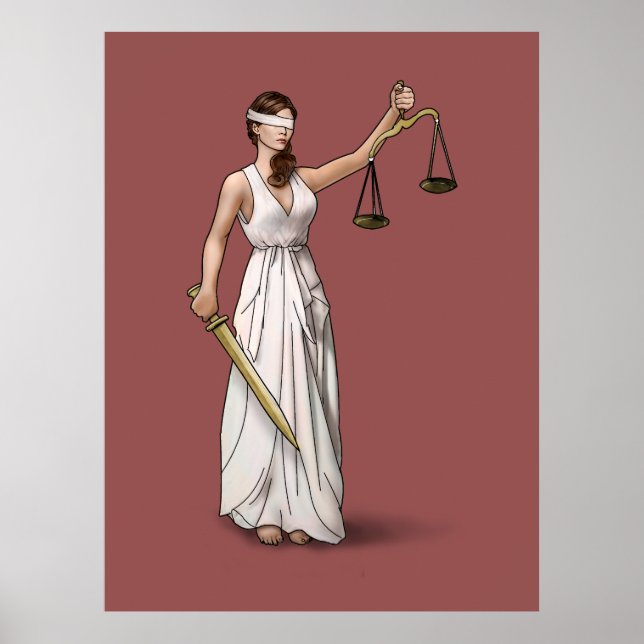 Lady Justice - Marsala Poster (Framsidan)