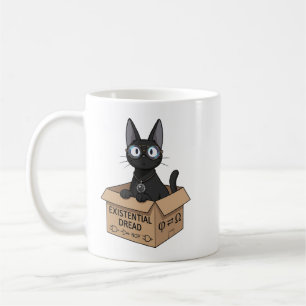 Lady Justice Svart Katt Advokat Kaffe Mugg