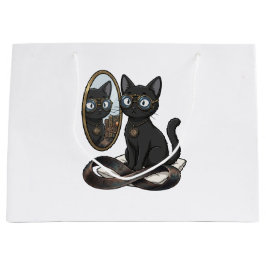 Lady Justice Svart Katt Lågstadentotebag
