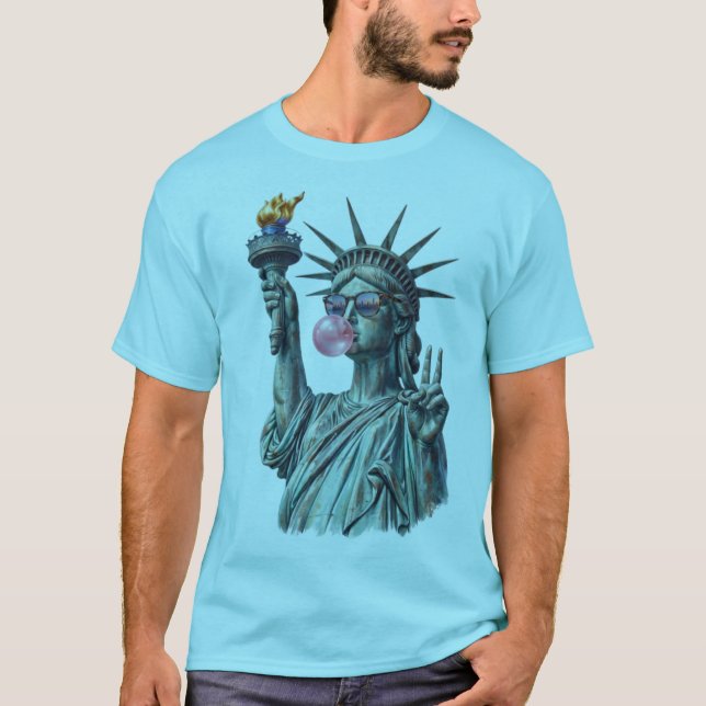 Lady Liberty, Bro T Shirt (Framsida)
