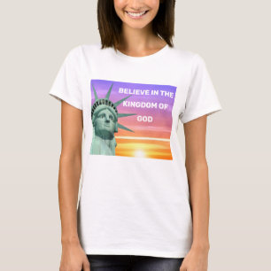 Lady Liberty och Guds rike T Shirt