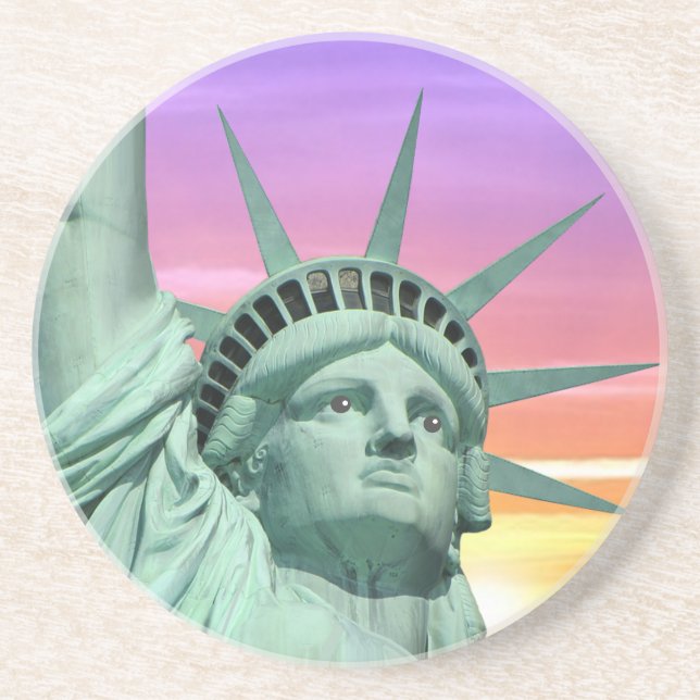 Lady Liberty och soluppgång Underlägg (Framsidan)
