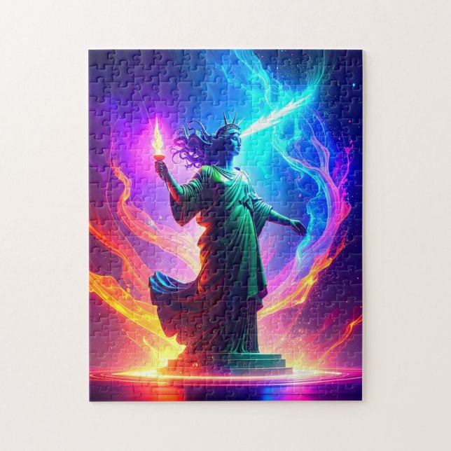 Lady Liberty Restoring Our Nation's Freedoms Pussel (Vertikal)