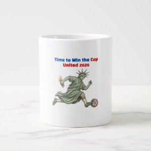 Lady Liberty Soccer 2026 Uppvärmningskaffe Kopp Jumbo Mugg