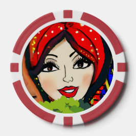 Lady Luck Game Night  Poker Marker