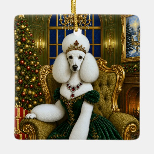 Lady Mary, Pudel Semester  Julgransprydnad Keramik (Framsida)