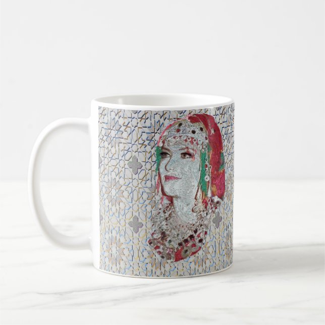 Lady of Atlas II Kaffemugg (Vänster)
