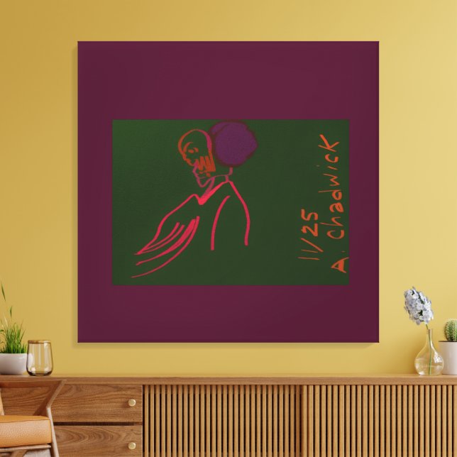 Lady of Grace and Empowerment  Canvastryck (Insitu (Vardagsrum))