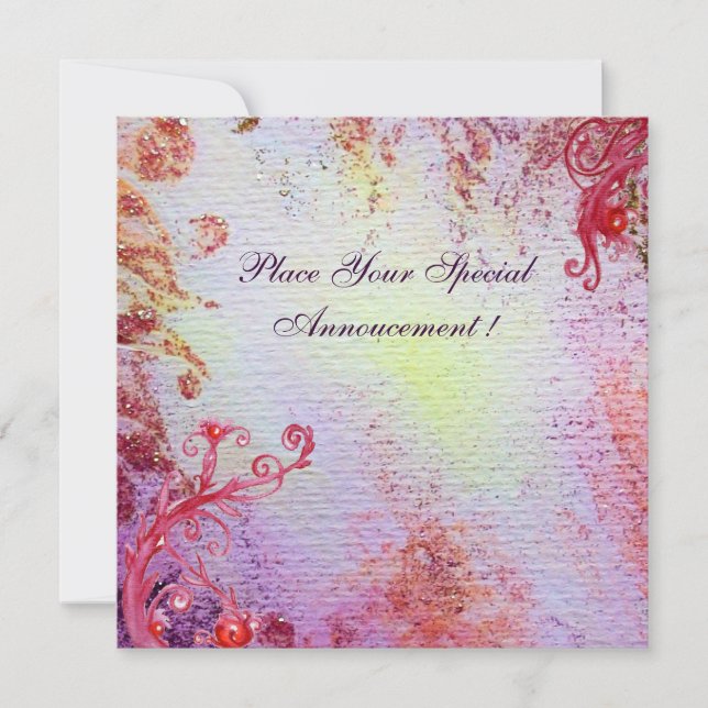 LADY OF LAKE , livlig klar blå rosa (Framsida)