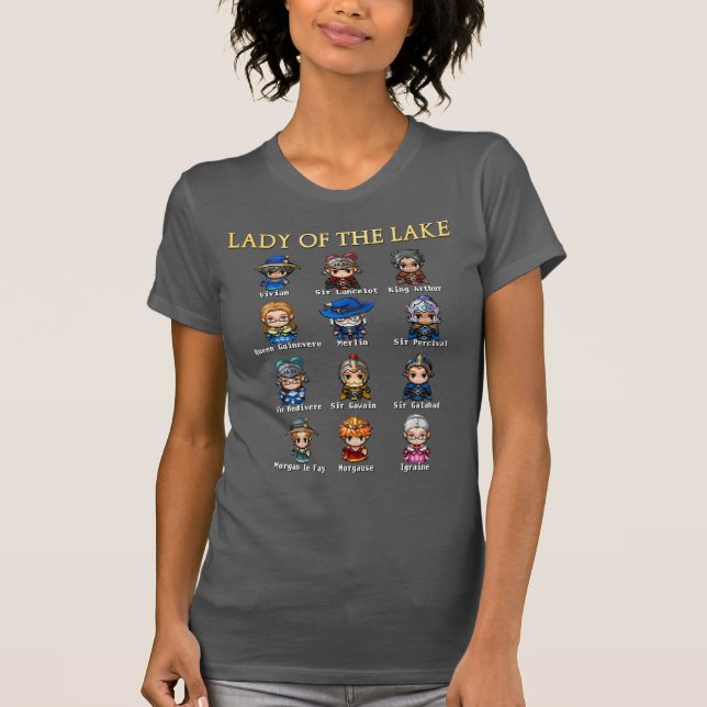 Lady of the Lake RPG T-Shirt på svenska (Framsida)