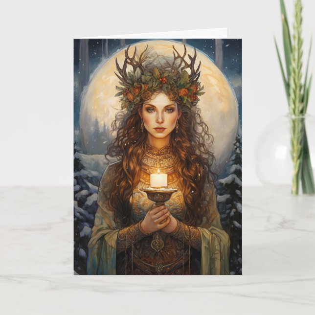Lady of the Winter Light  Kort (Framsida)