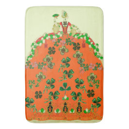 LADY ORANGE OCH SHAMROCKS St. Patricks dag-fest Badrumsmatta
