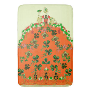 LADY ORANGE OCH SHAMROCKS St. Patricks dag-fest Badrumsmatta