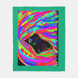 Lady Rainbow Fleecefilt