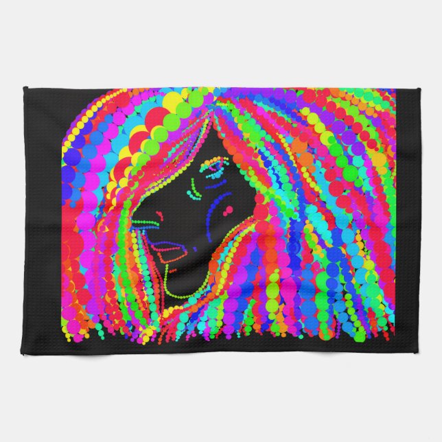 Lady Rainbow Köksduk Kökshandduk (Horisontell)