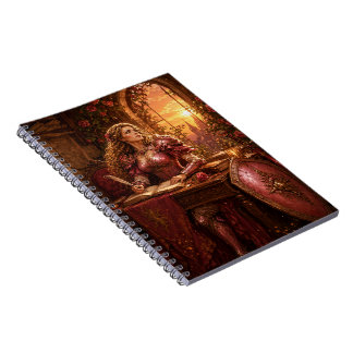 Lady Rosaline Brightshield Fantasy Quest Journal Anteckningsbok