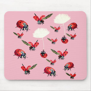 Ladybird Anpassningsbar Background Mousepad Musmatta