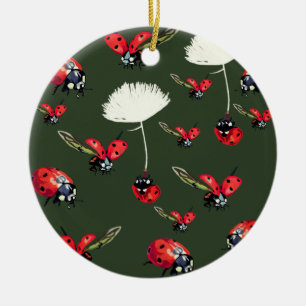 Ladybird Circle Ornament