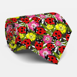 Ladybird Dam Beetles and Flowers Gardener's Slips