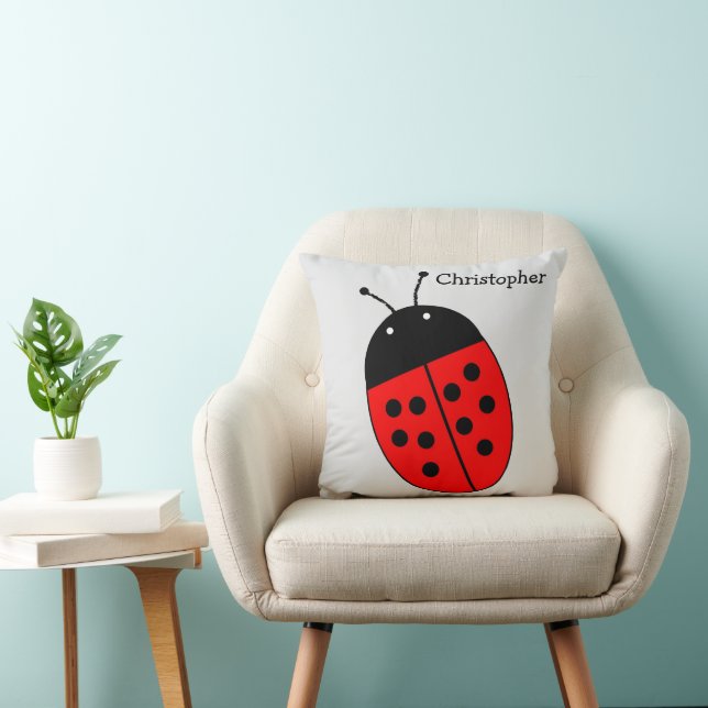 Ladybird Design Personalised Kudde (Stol)